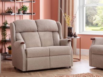 waveney fabric lumbar back sofa