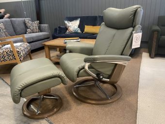 Stressless Magic Recliner and Footstool